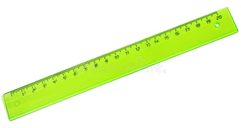 One Plastic Pink Ruler With Degrees And Digits For Education Or Work  Isolated On White Background Top View Stock Photo - Download Image Now -  iStock