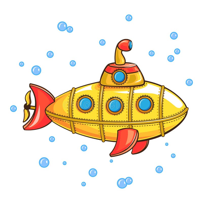 yellow submarine cartoon underwater yellow submarine cartoon underwater