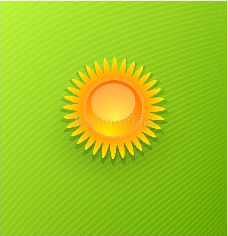 Yellow sun background