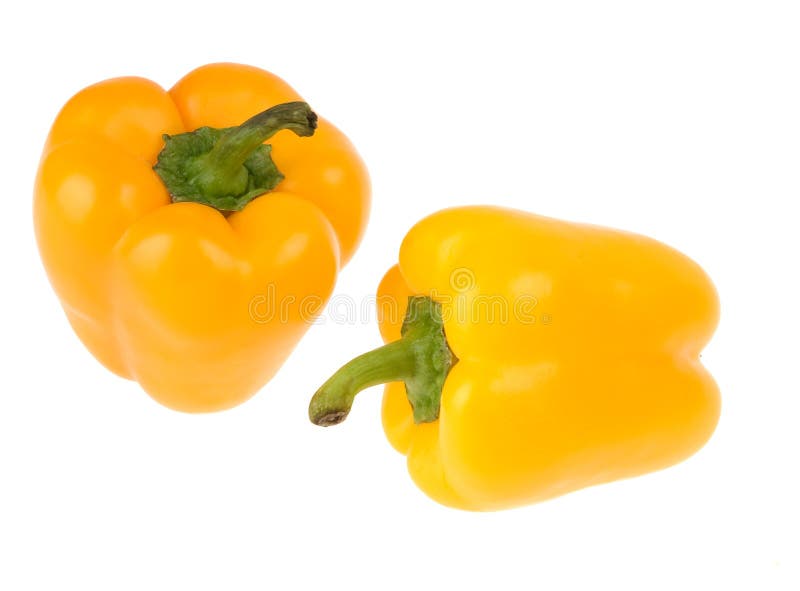 Yellow sweet peppers stock photo. Image of sweet, paprika 11798378