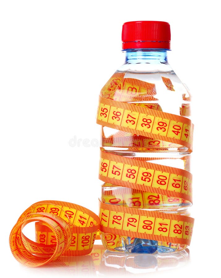 Download Yellow Tape Measure And A Water Bottle Stock Image Image Of Measure Object 23331993 Yellowimages Mockups