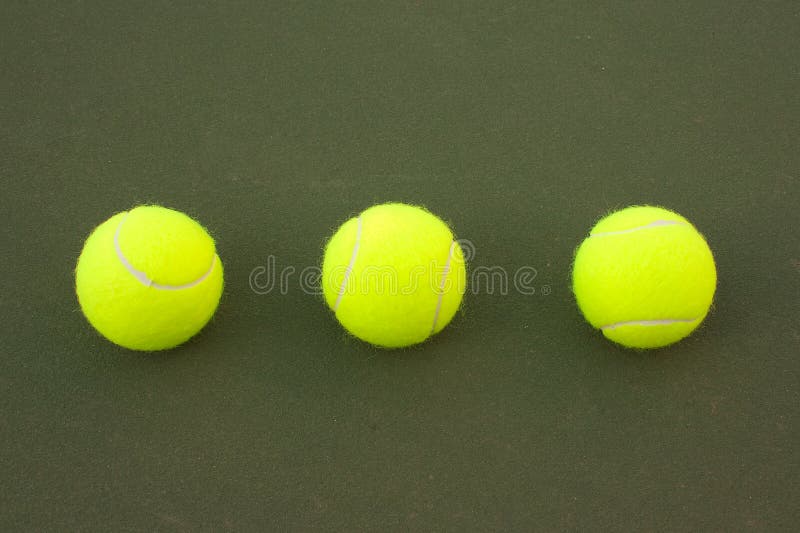 Yellow Tennis Balls 12 stock image. Image of equipment 21166269