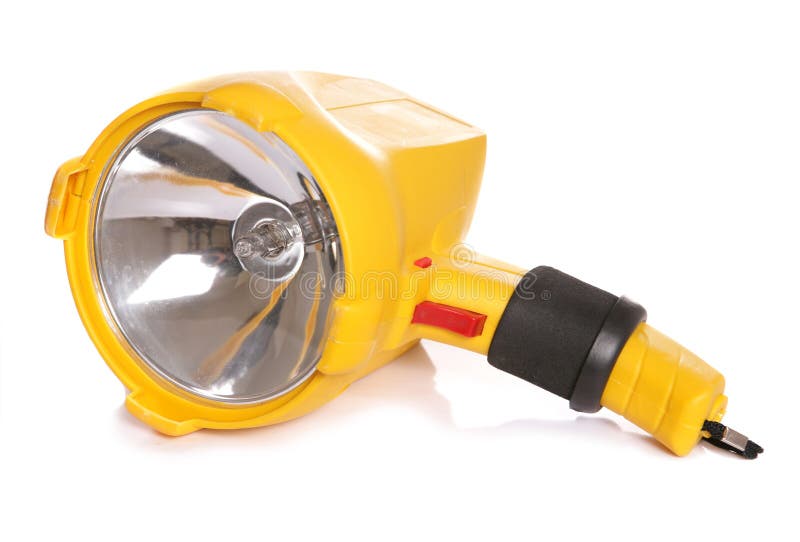 Yellow torch royalty free stock photography