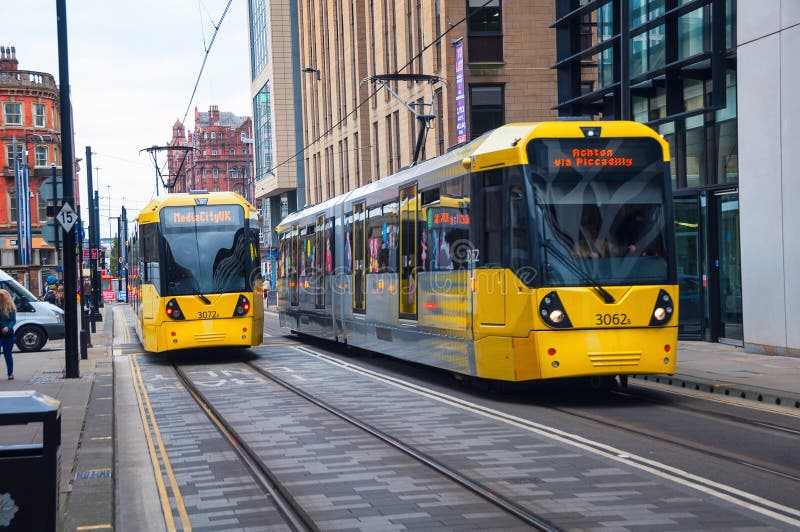 tram travel in manchester