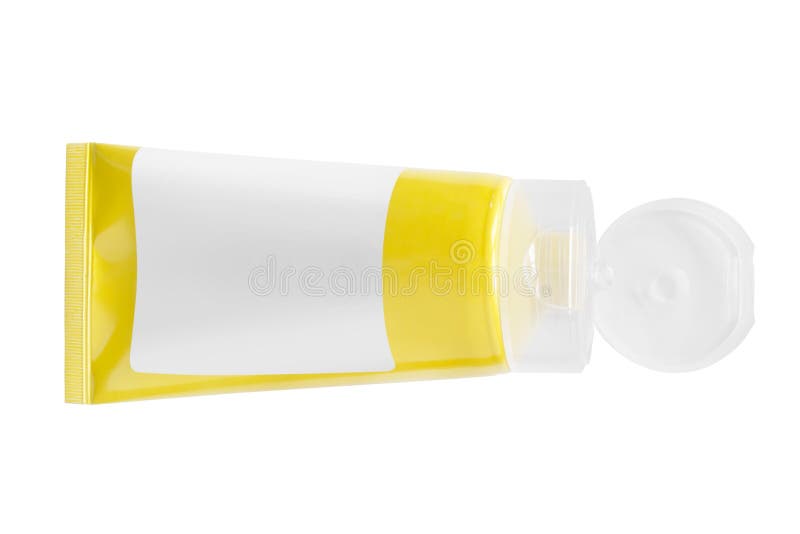Yellow tube isolated stock photo. Image of isolated 228779300