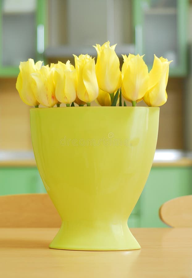 Yellow tulips