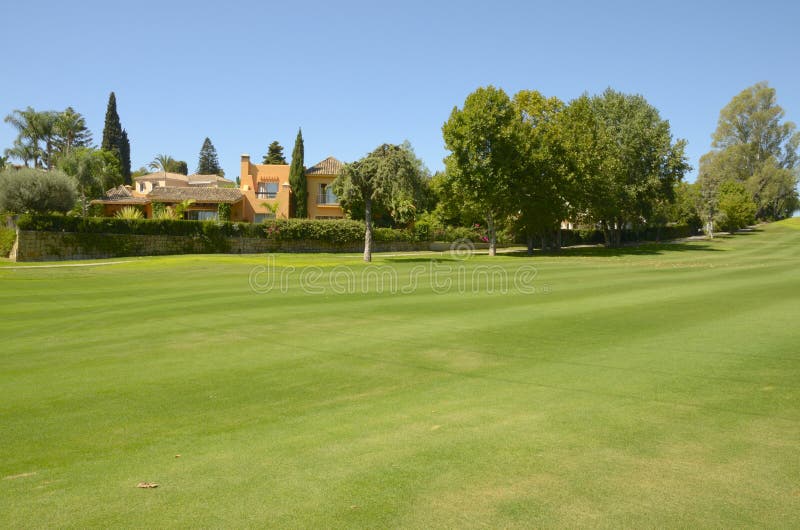 Villa in golf course in Marbella, Spain. Villa in golf course in Marbella, Spain.