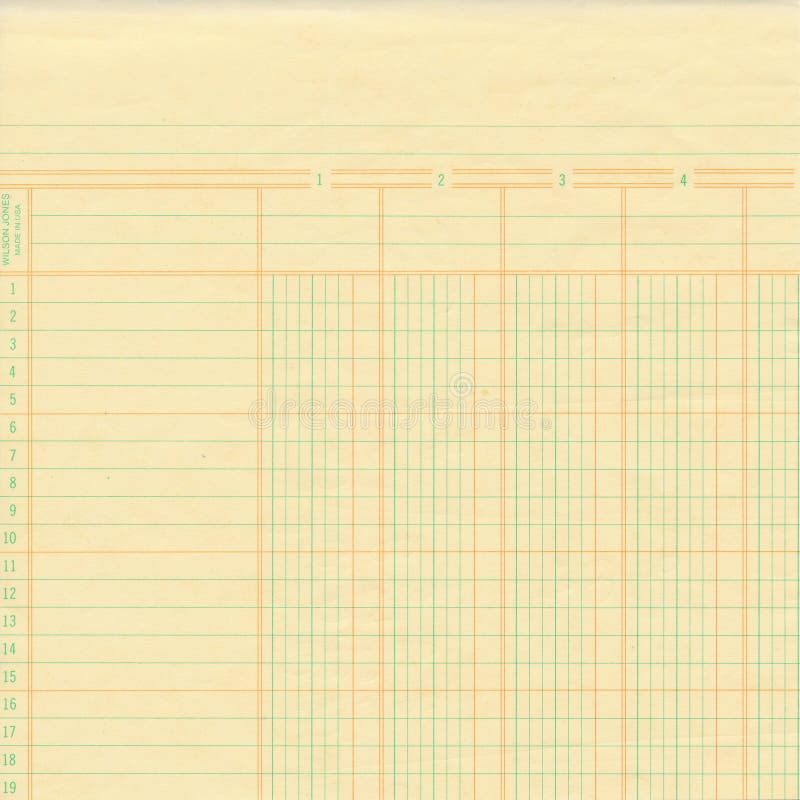yellow vintage ledger or graph paper stock photo image of accounting
