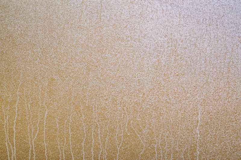 Yellow Wall in Stains and Splashes of White Paint. Stock Image Image