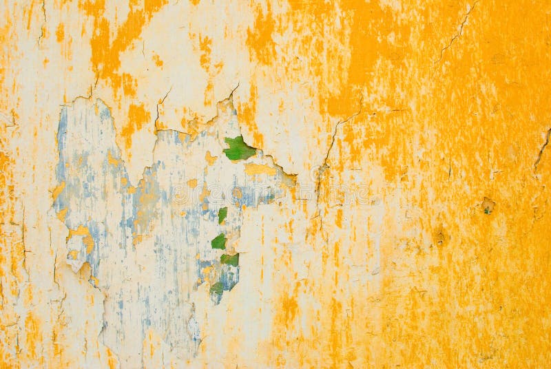 Yellow wall texture