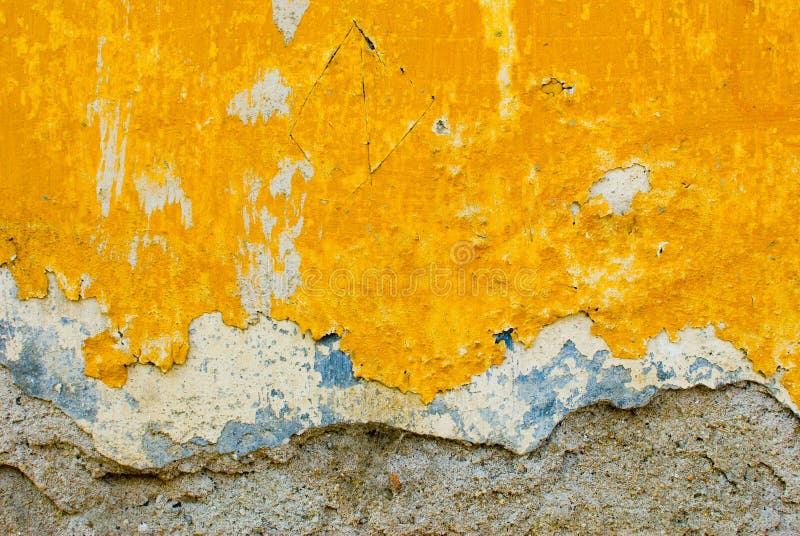 Yellow wall texture