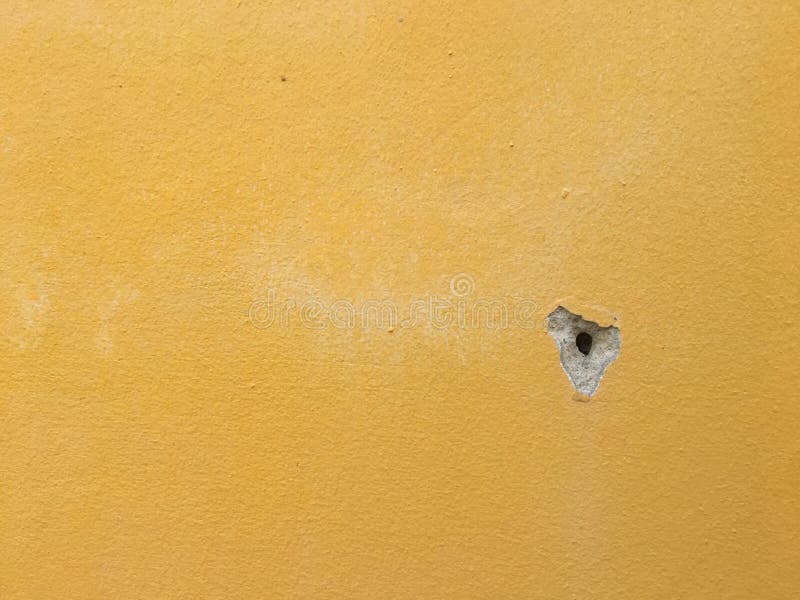 Yellow Wall Texture Background for Design with Copy Space Stock Image