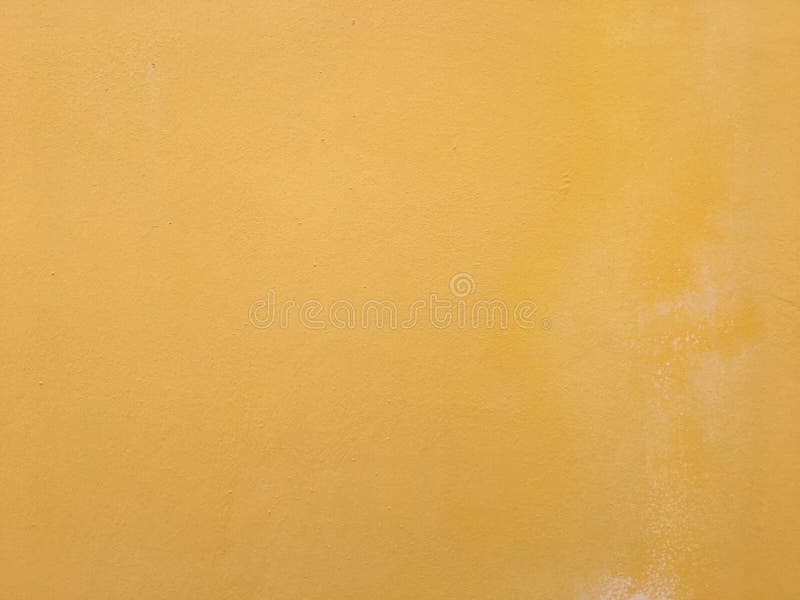 Yellow Wall Texture Background for Design with Copy Space Stock Photo