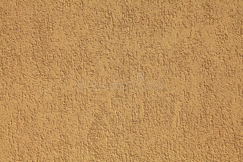 Yellow Wall, Texture, Background. Plastered Building Wall, Painted with