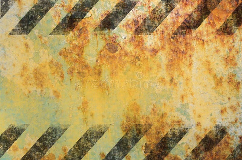 Rusty Warning Sign Template Stock Illustrations 276 Rusty Warning