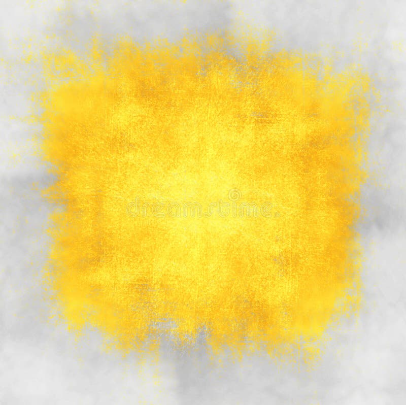 Yellow Watercolor Spot on Gray Background Stock Photo Image of gray