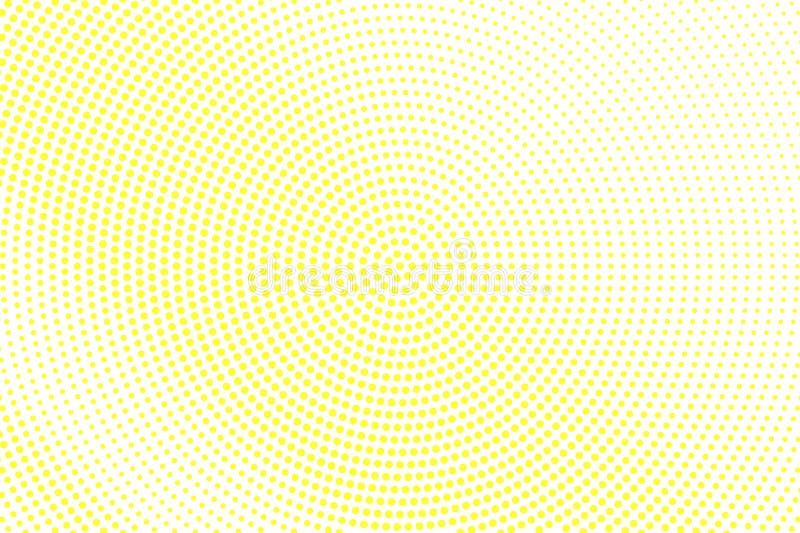 Yellow White Dotted Halftone. Light Diagonal Halftone Background Stock  Illustration - Illustration of minimal, light: 109115656