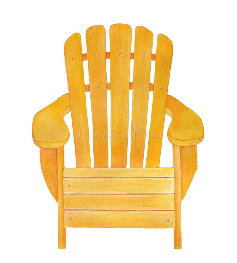 Adirondack Muskoka Chair stock vector. Illustration of 