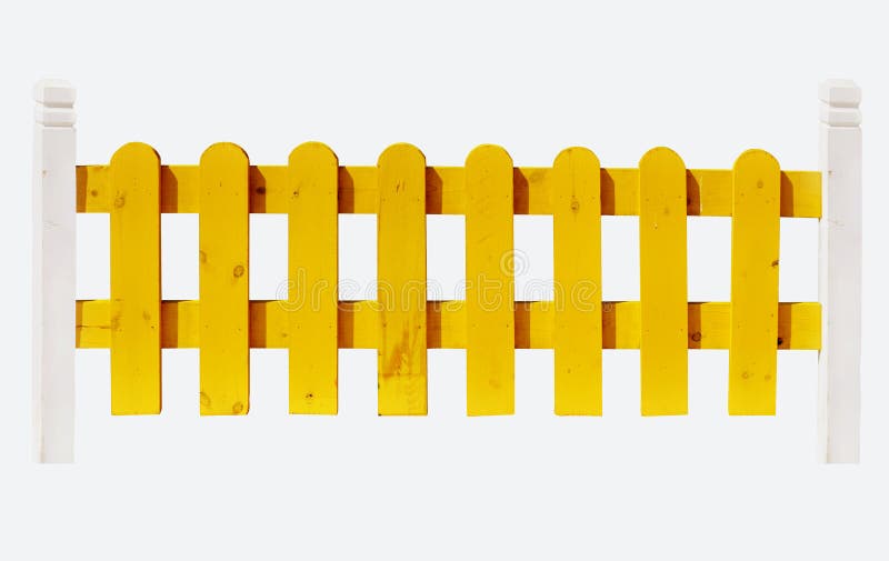 Yellow wooden fence stock photo. Image of vista, leisure 30339468