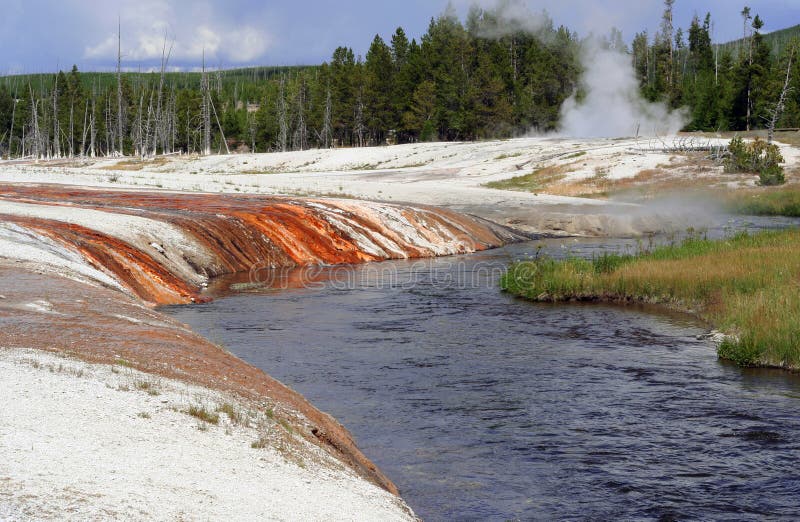 Yellowstone. Hot spring.