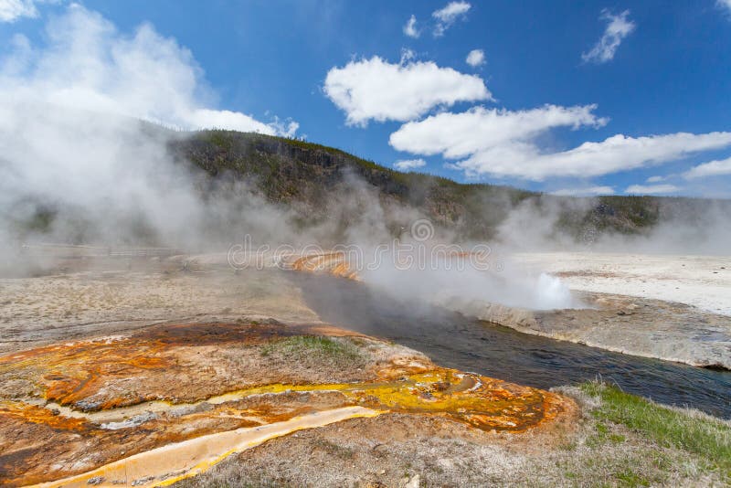 Yellowstone, Ουαϊόμινγκ, ΗΠΑ στοκ φωτογραφία
