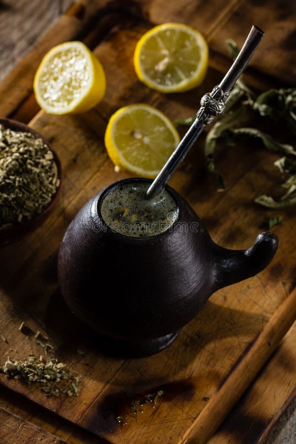 Yerba Mate - Latin American Hot Drink Herb Tea Stock Photo - Image of ...