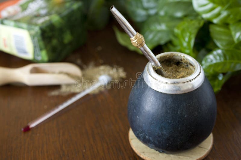 yerba συντρόφων κολοκυθών bombilla στοκ φωτογραφία yerba συντρόφων κολοκυθών bombilla στοκ φωτογραφία