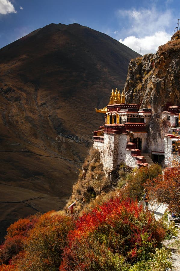 Yerpa monastery , Lhasa  , Tibet