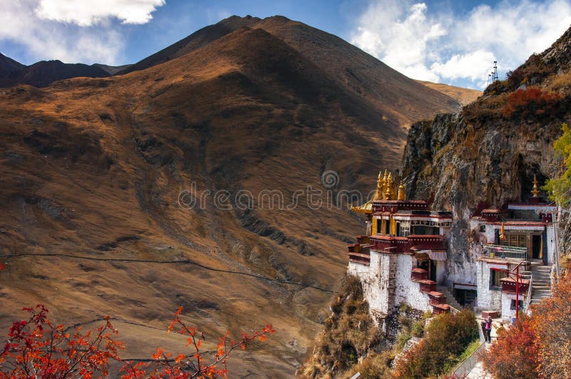 Yerpa monastery , Lhasa  , Tibet