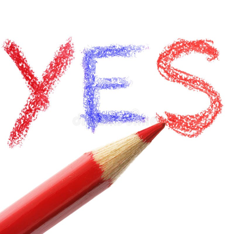 YES royalty free stock photo