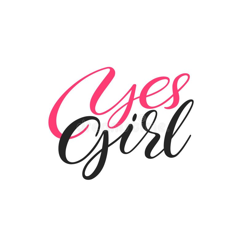 Girl lettering