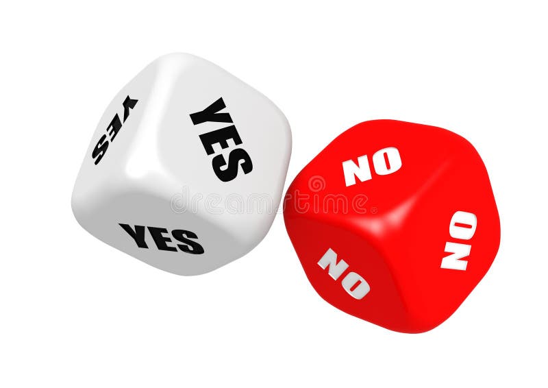 Yes No Dice Stock Illustrations 81 Yes No Dice Stock Illustrations