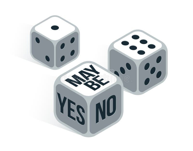 Yes No Dice Stock Illustrations 81 Yes No Dice Stock Illustrations