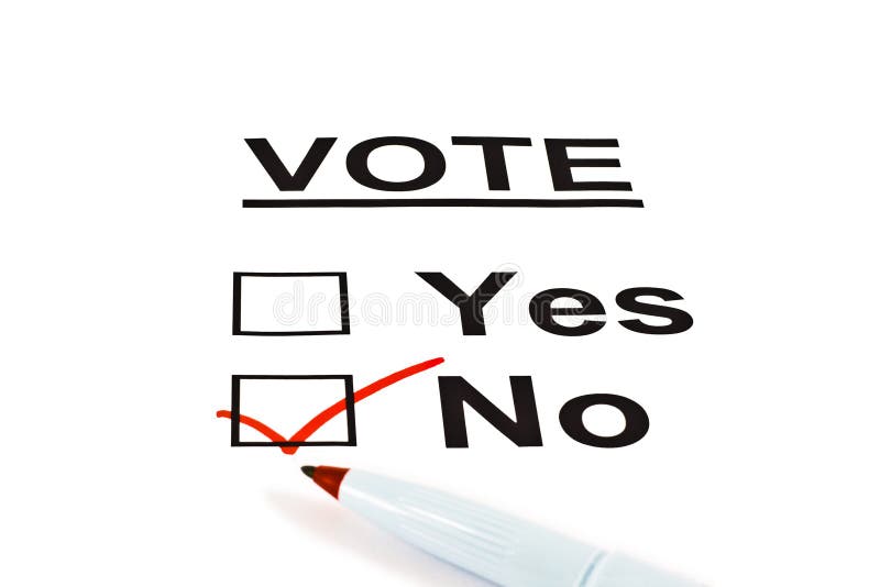 https://thumbs.dreamstime.com/b/yes-no-vote-ballot-form-no-checked-8263580.jpg