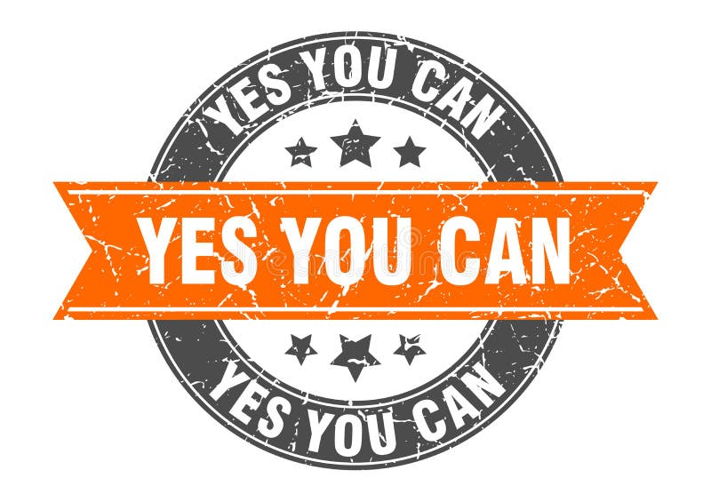 Yes you can stamp stock vector. Illustration of 162726897