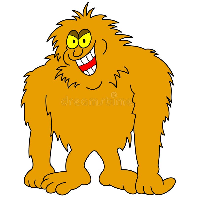 Yeti stock illustration. Illustration of bigfoot, shadow - 2181276