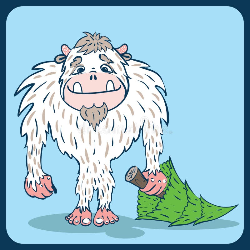 yeti stock illustratie yeti stock illustratie