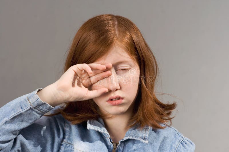 Yeux de frottage images libres de droits Yeux de frottage images libres de droits
