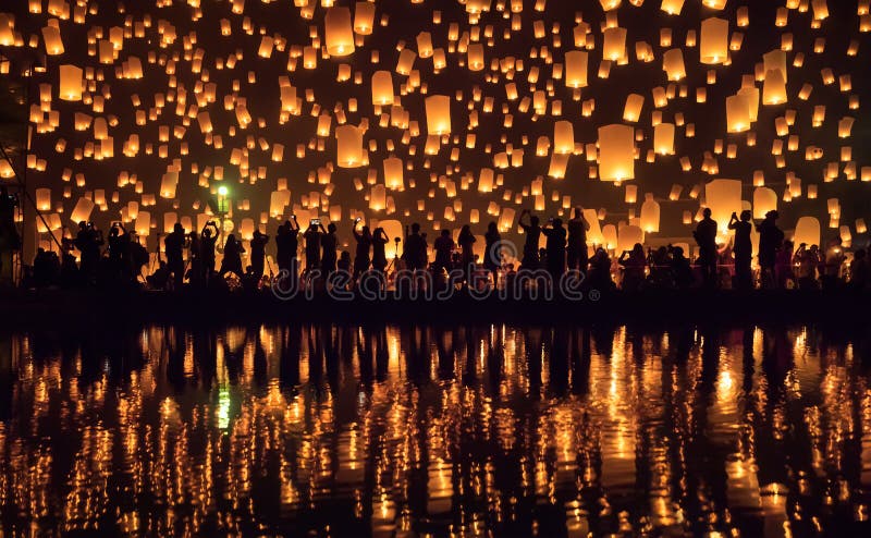 Yi Peng festival Chiang Mai, Thailand