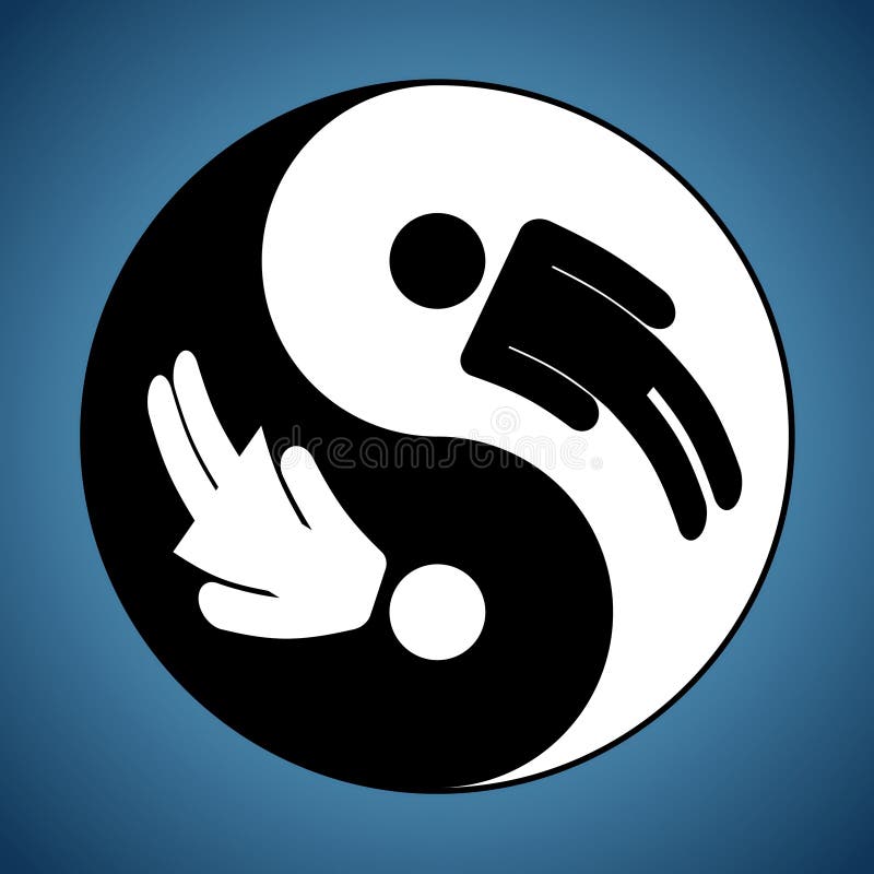 Yin y Yang - hombre y mujer