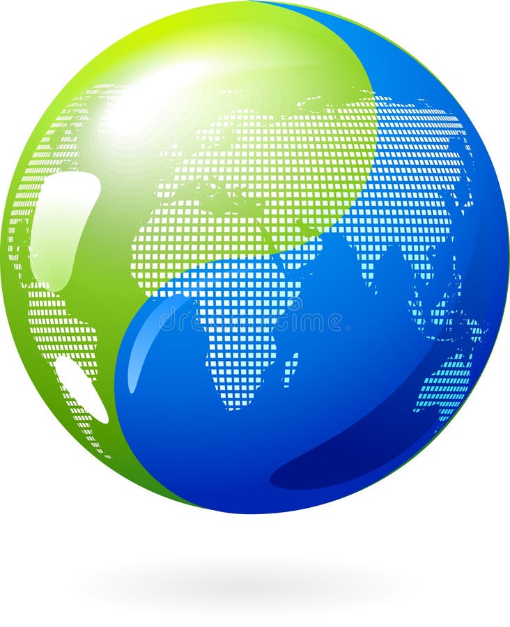 Yin Yang Erde - - eco Energiekonzept lizenzfreie abbildung Yin Yang Erde - - eco Energiekonzept lizenzfreie abbildung