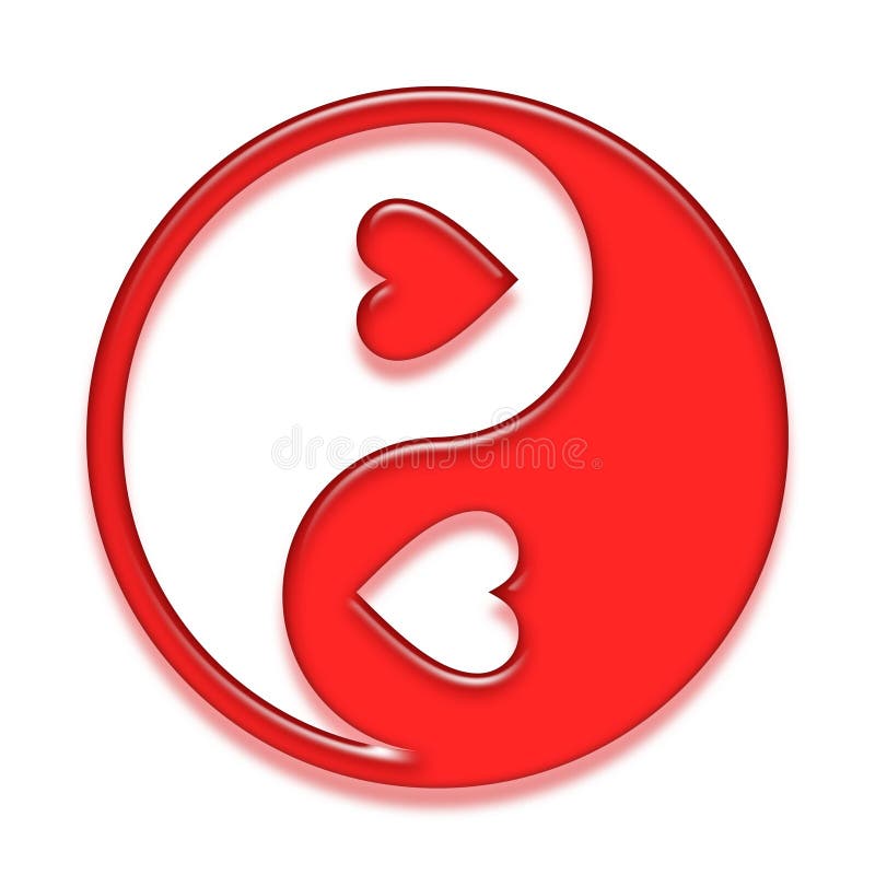 Yin Yang stock illustration. Illustration of metaphor 4243141