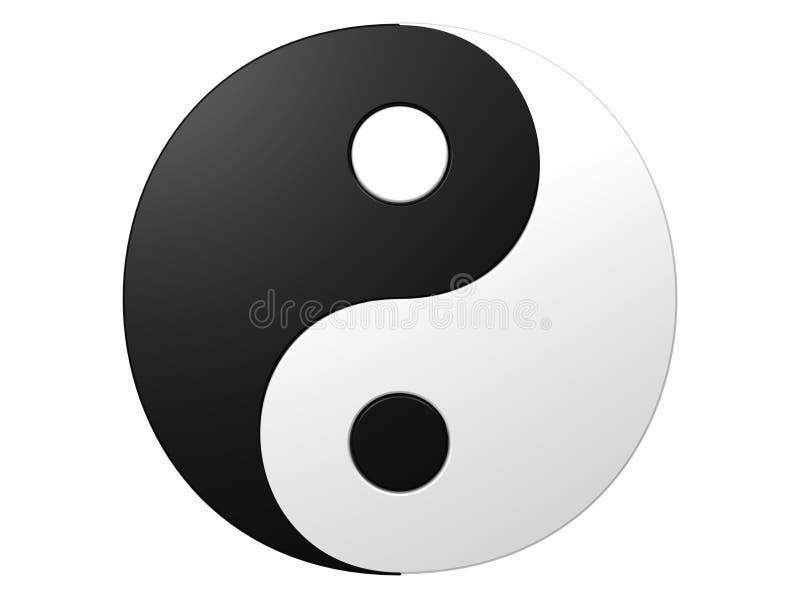 Ying yang ilustracja wektor