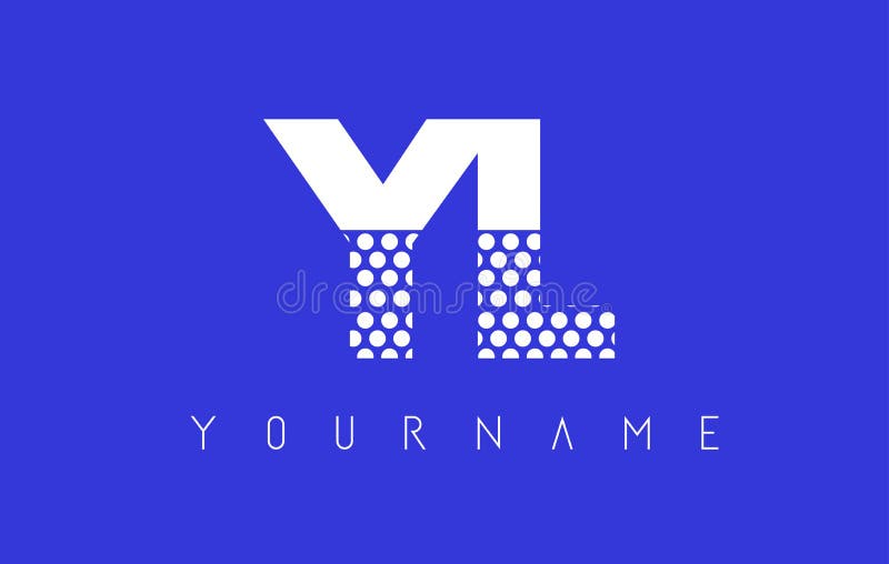 YL Y L Letter Modern Logo Design with Yellow Background and Swoosh