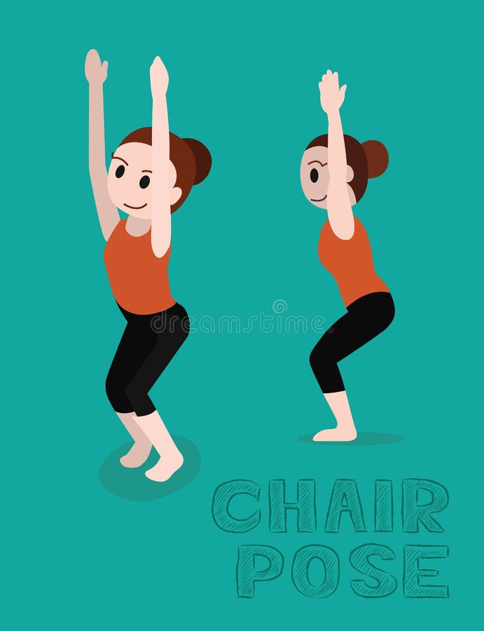 Chair Yoga Stock Illustrations – 1,958 Chair Yoga Stock