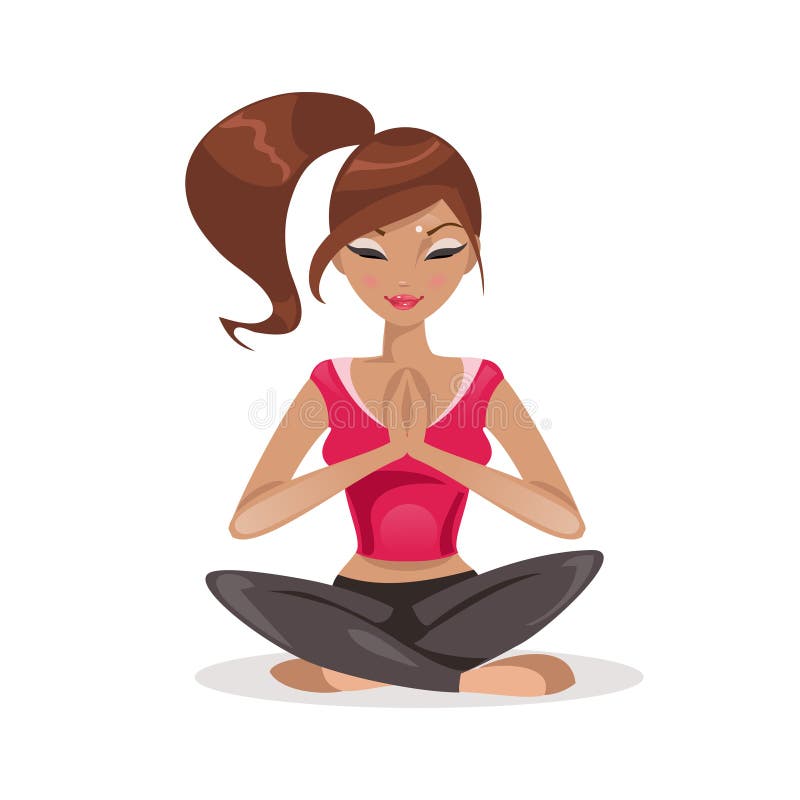 yoga formation inde De Pratique De Yoga Femme Vecteur Illustration De yoga formation inde De Pratique De Yoga Femme Vecteur Illustration De