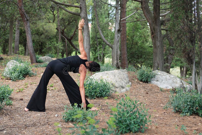 Yoga In Forest