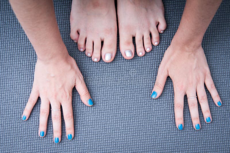 Yoga hands and feet stock photo. Image of hard, packed 55709238
