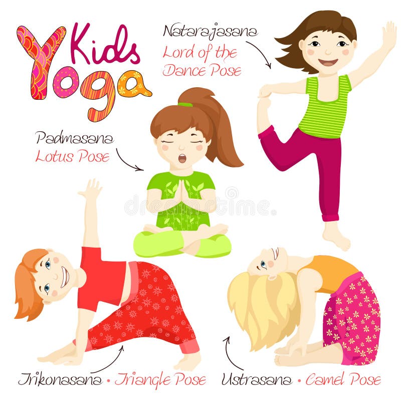 Kids Yoga Cartoon Free Stock Illustrations – 18 Kids Yoga Cartoon Free ...