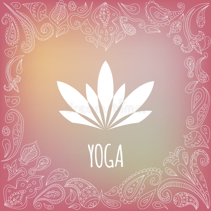 Om yoga logo esoteric art Royalty Free Vector Image